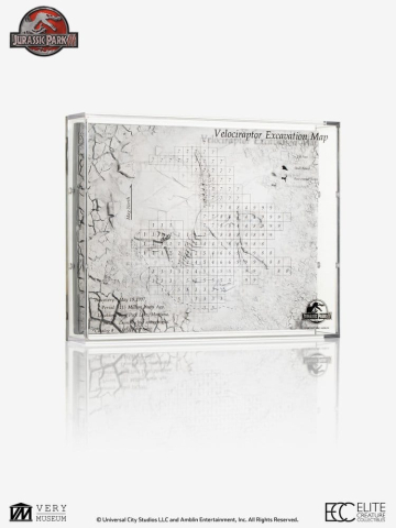 Jurassic Park III Excavation Map Velociraptor 27 cm [7]