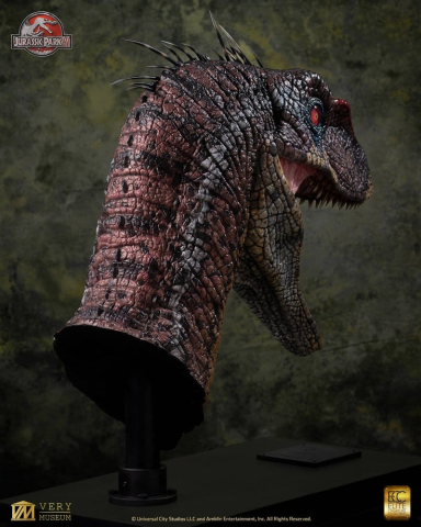 Jurassic Park III Life Size Bust Male Alpha Velociraptor "Blood Knight" 83 cm [11]