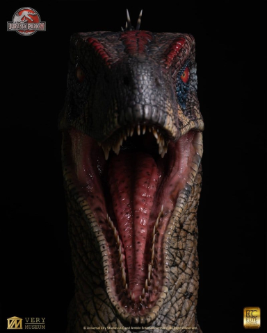 Jurassic Park III Life Size Bust Male Alpha Velociraptor "Blood Knight" 83 cm [1]