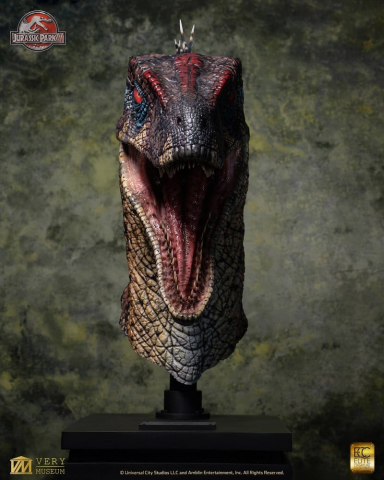 Jurassic Park III Life Size Bust Male Alpha Velociraptor "Blood Knight" 83 cm [8]