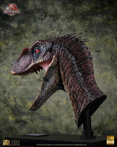 Jurassic Park III Life Size Bust Male Alpha Velociraptor "Blood Knight" 83 cm [14]