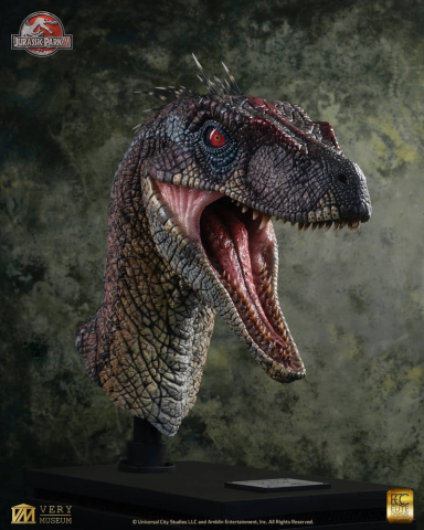 Jurassic Park III Life Size Bust Male Alpha Velociraptor "Blood Knight" 83 cm [18]