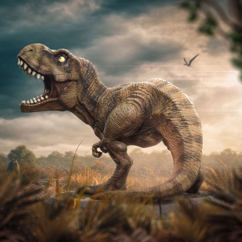 Jurassic Park Mini Co. PVC Figure T-Rex Illusion 15 cm [10]
