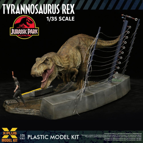 Jurassic Park Plastic Model Kit 1/35 Tyrannosaurus Rex 42 cm [10]