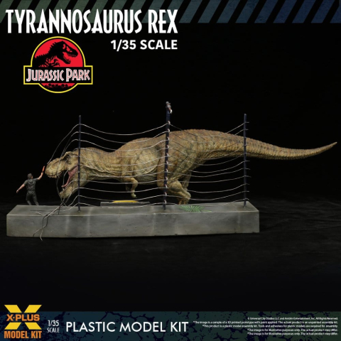 Jurassic Park Plastic Model Kit 1/35 Tyrannosaurus Rex 42 cm [11]