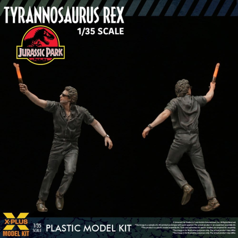 Jurassic Park Plastic Model Kit 1/35 Tyrannosaurus Rex 42 cm [12]