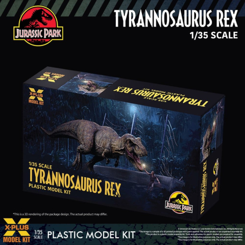 Jurassic Park Plastic Model Kit 1/35 Tyrannosaurus Rex 42 cm [5]