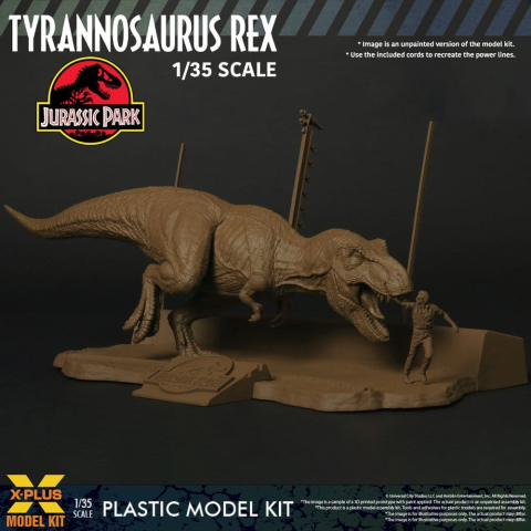 Jurassic Park Plastic Model Kit 1/35 Tyrannosaurus Rex 42 cm [4]