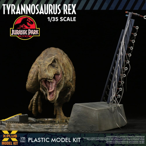 Jurassic Park Plastic Model Kit 1/35 Tyrannosaurus Rex 42 cm [9]