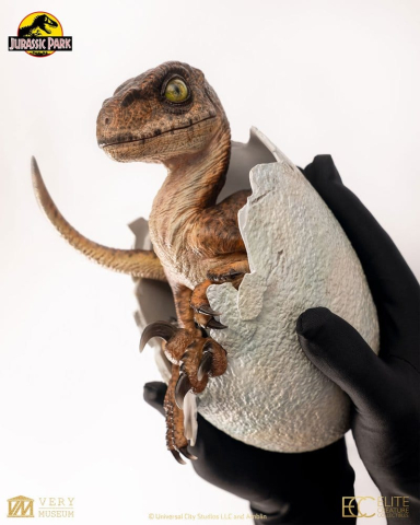 PRECOMENZI - Jurassic Park Replica Bust Velociraptor Hatching Egg 24 cm