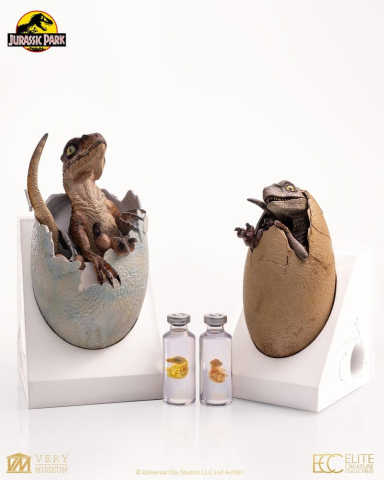 Jurassic Park Replica Bust Velociraptor Hatching Egg 24 cm [12]
