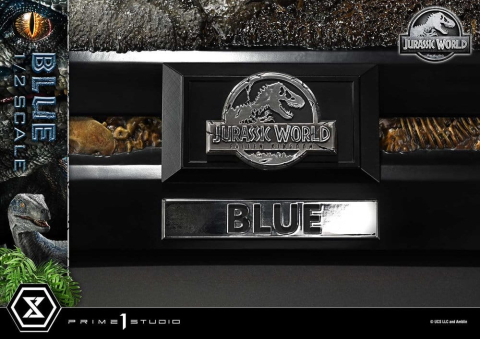 Jurassic World: Fallen Kingdom (Film) Legacy Museum Collection Statue 1/2 Blue 88 cm [11]