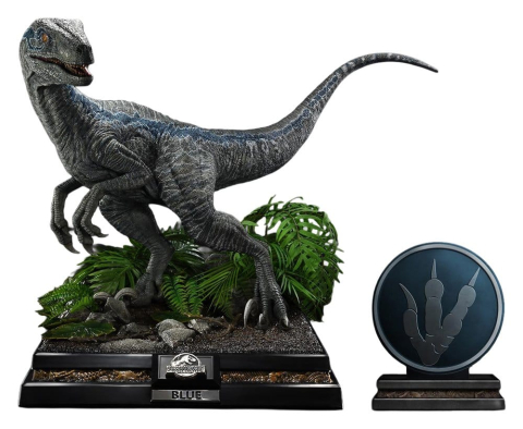 PRECOMENZI - Jurassic World: Fallen Kingdom (Film) Legacy Museum Collection Statue 1/2 Blue Bonus Version 88 cm