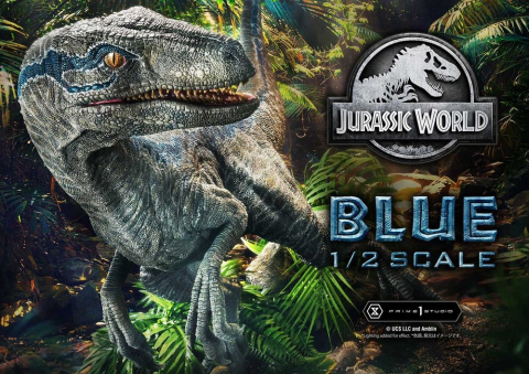 Jurassic World: Fallen Kingdom (Film) Legacy Museum Collection Statue 1/2 Blue Bonus Version 88 cm [1]