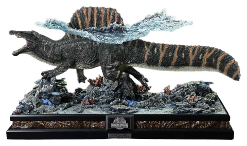 PRECOMENZI - Jurassic World Rebirth (Film) Legacy Museum Collection Statue 1/15 Spinosaurus Bonus Version 39 cm