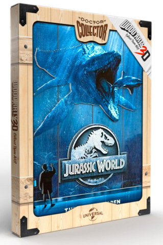 Jurassic World WoodArts 3D Wooden Wall Art Mossasaurus 30 x 40 cm [5]