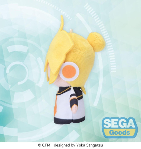 Jucarii - Kagamine Rin & Len Fuwa Petit Plush Figure Kagamine Len Finger Mascot 10 cm