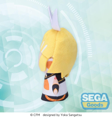 Jucarii - Kagamine Rin & Len Fuwa Petit Plush Kagamine Rin Finger Mascot 10 cm