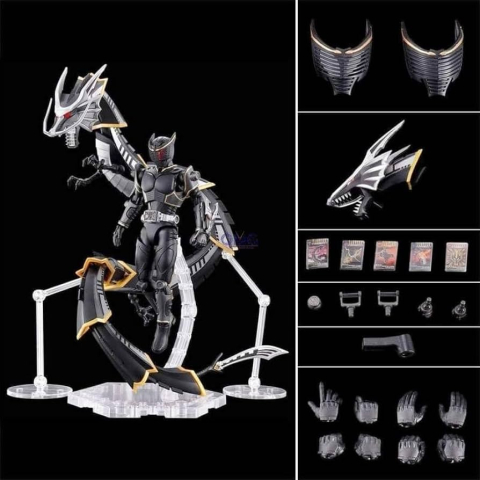 Kamen Rider Ryuga & Drag Blacker Figure-rise Standard Model Kit Bandai [1]