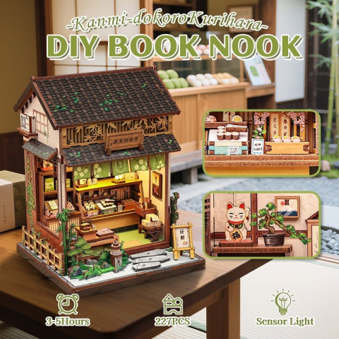 Kanmi-dokoro Kurihara - DIY Miniature House Kit cu LED [4]