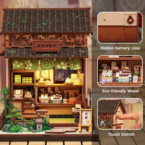 Kanmi-dokoro Kurihara - DIY Miniature House Kit cu LED [3]
