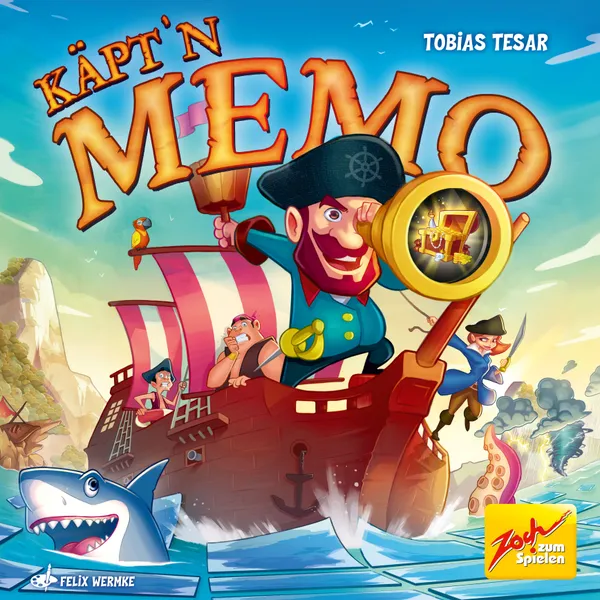 Board Games - Kaptn Memo joc de societate memorie si strategie pentru familie