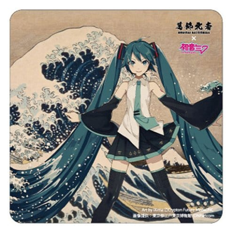 PRECOMENZI - Katsushika Hokusai x Hatsune Miku Car Magnet Thirty-six Views of Mount Fuji/The Great Wave off Kanagawa