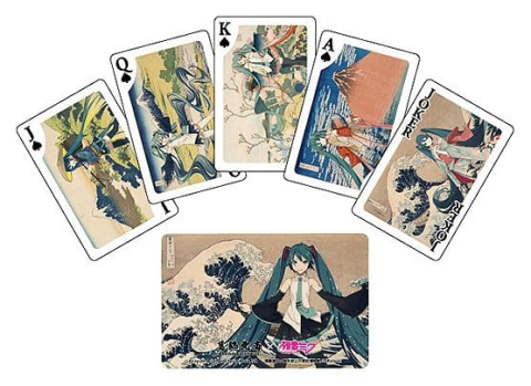 PRECOMENZI - Katsushika Hokusai x Hatsune Miku Playing Cards
