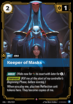 Singles Trading Card Games - Keeper of Masks Unleashed - Singles 081