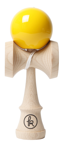 Jocuri si jucarii - Kendama Play One Yellow – All-Rounder pentru Trick-uri si Flow