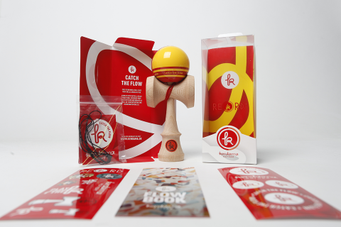 Kendama Record Plus Tayo MC Beech Match Clear [3]
