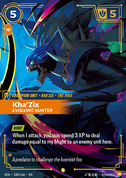 Riftbound: League of Legends Singles - Kha'Zix, Evolving Hunter 180