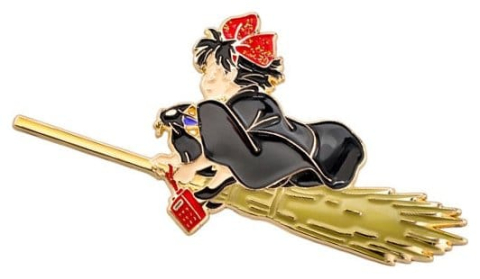 PRECOMENZI - Kiki's Delivery Service Metal Brooch Kiki