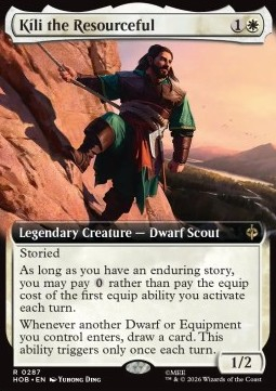 Magic: The Gathering Singles - Kíli the Resourceful The Hobbit: Extras - Singles 287 FOILED