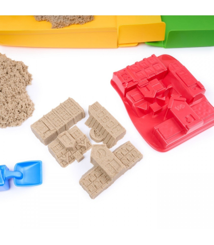 Kinetic Sand Construction Zone - Set Zona de Constructii cu Vehicule [2]