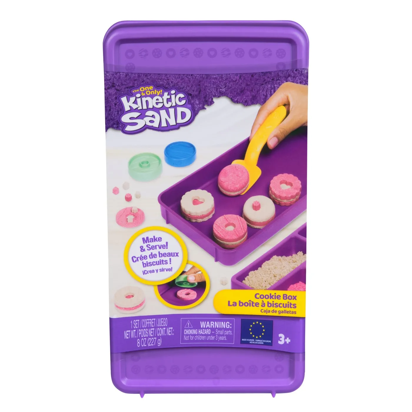 Jocuri si jucarii - Kinetic Sand Cutie cu Fursecuri