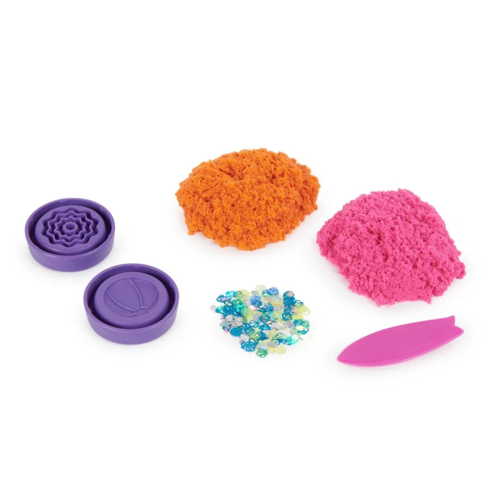Kinetic Sand Flowfetti - Nisip Kinetic in Tub cu Accesorii, Model Surpriza [2]
