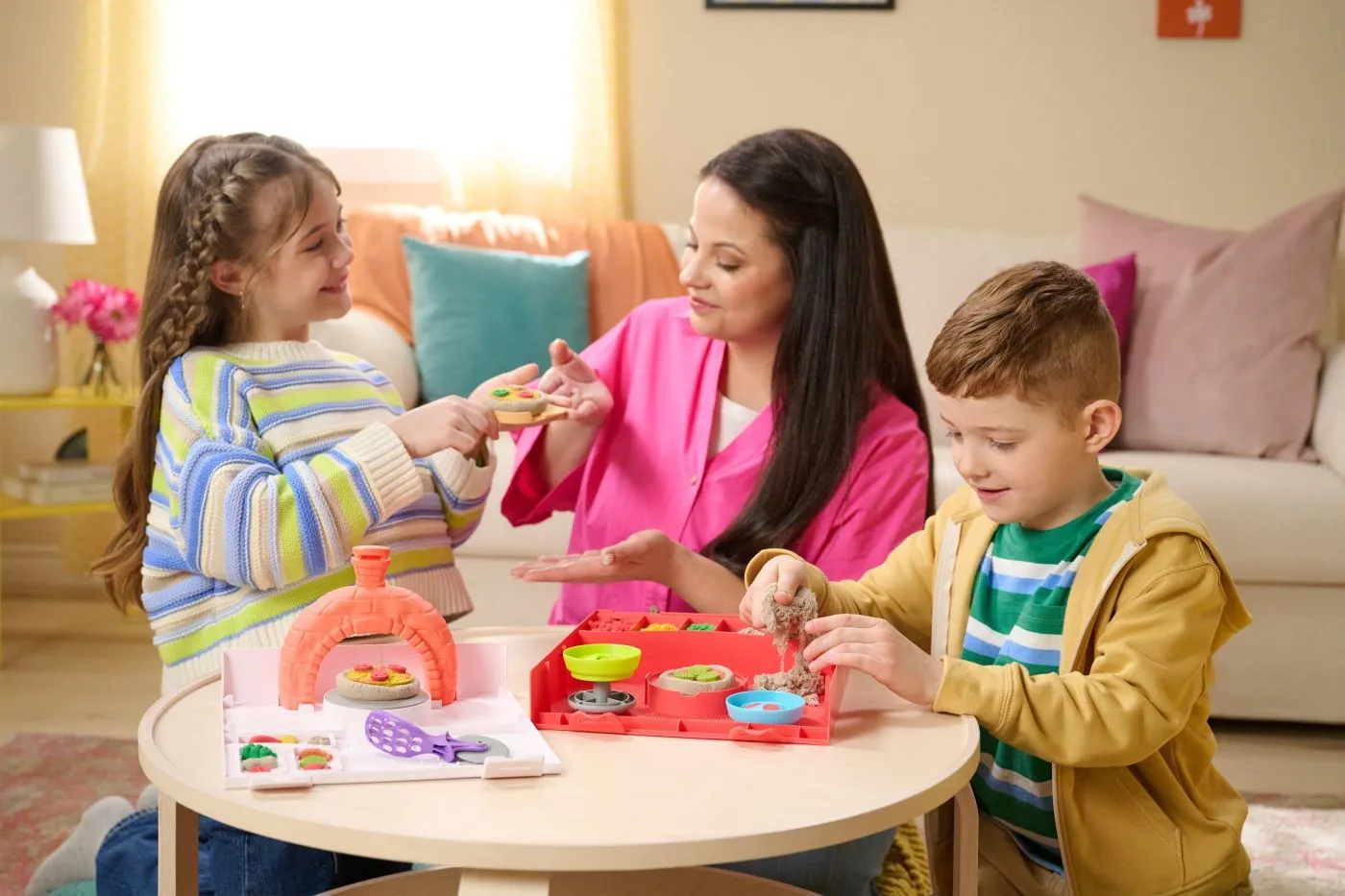 Kinetic Sand Squish Pizza [2]
