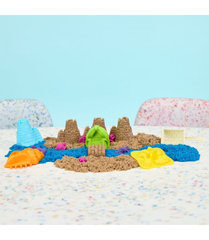 Kinetic Sand Tarm Nisipos - Set Creativ 900 g, 3 Culori [1]
