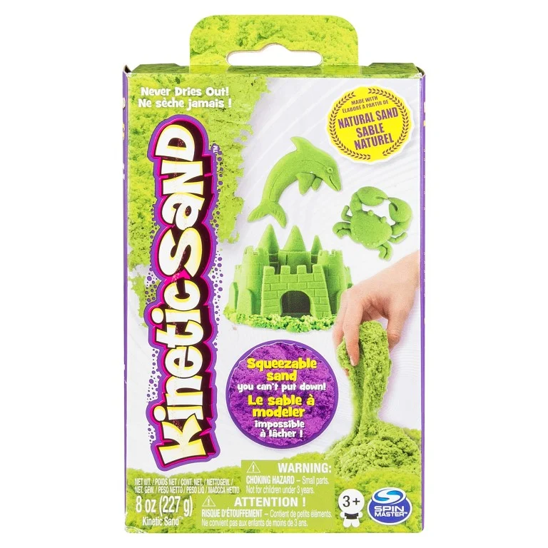 Noutati - Kinetic Sand Verde - Rezerva Nisip Kinetic 227 g