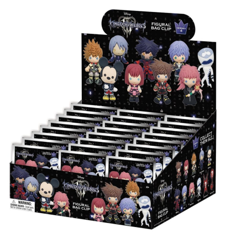 Kingdom Hearts 3D PVC Bag Clips Series 4 Display (24) [2]