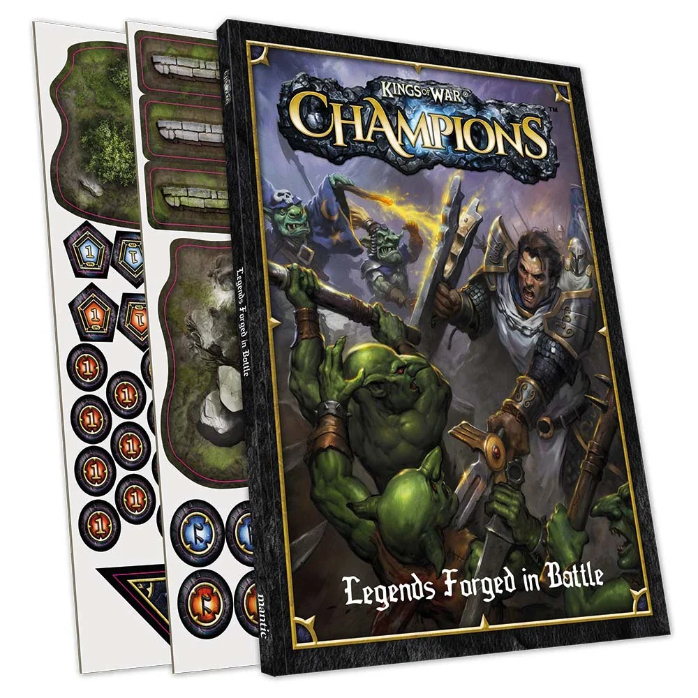 Jocuri cu miniaturi - Kings of War: Champions – Regulament si Set Tokenuri