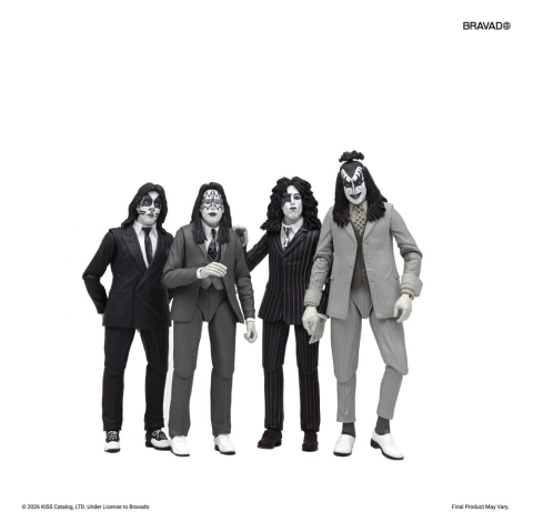 KISS Action Figures 4-Pack Dressed to Kill Album Cover 18 cm [1]