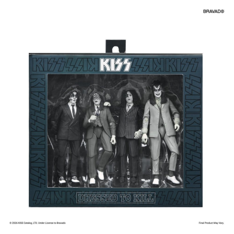 KISS Action Figures 4-Pack Dressed to Kill Album Cover 18 cm [0]