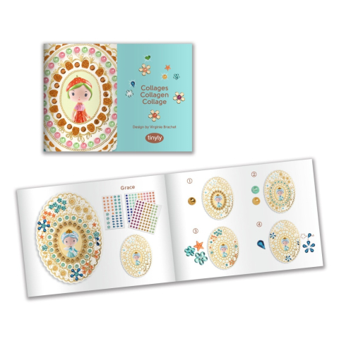 Kit creativ colaj Berry & Co, Djeco [2]