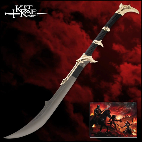 Kit Rae Swords of the Ancients Replica Savathos-Mithrodin War Sword Gold Version 111 cm [4]