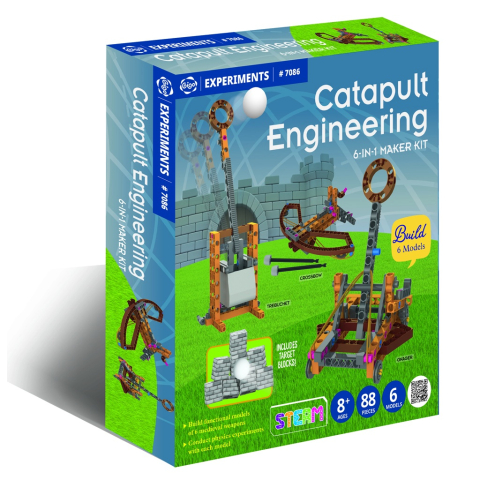Jocuri si jucarii - Kit STEM Construieste catapulte, Genius Toy