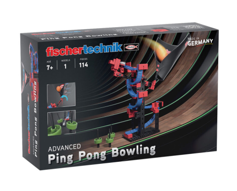Kit STEM Construieste si joaca Ping pong bowling, Fischertechnik [0]