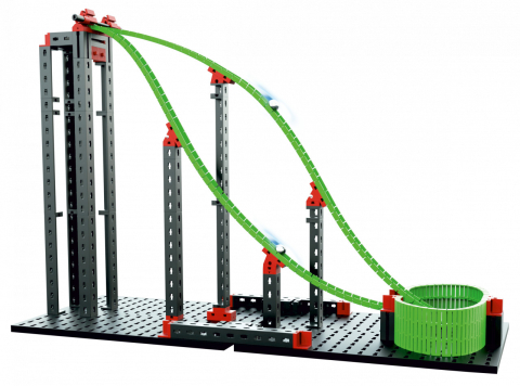 Kit STEM Cursa cu obstacole Dynamic L2, Fischertechnik [4]