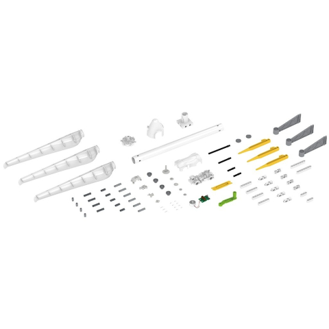 Kit STEM Energia eoliana cu turbina si masinuta electrica, Genius Toy [3]